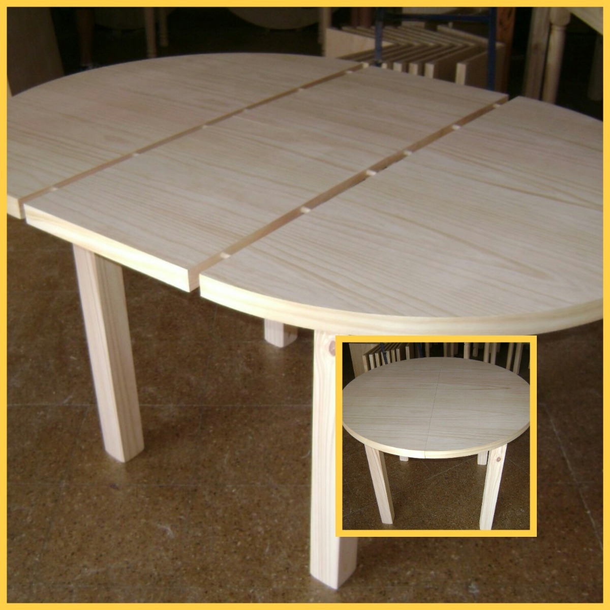 Mesa De Comedor Extensible Redonda Pino Envio Gratis X Zona ... Mesa De Comedor Extensible Redonda Pino Envio Gratis X Zona ...