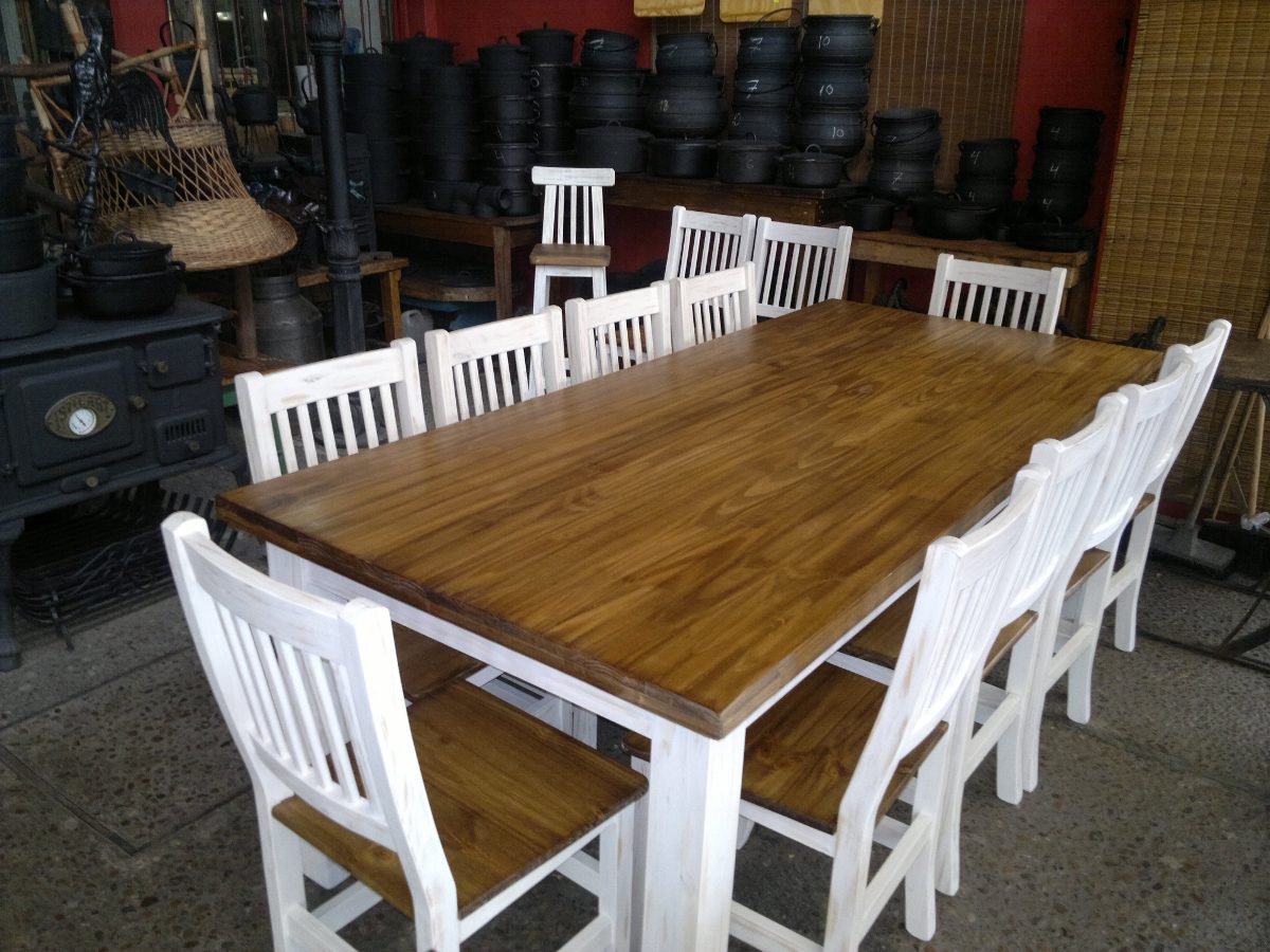 Mesa De Comedor Grande 1 X 2.20 Decapada - Despintada - $ 12.000,00 ... Mesa De Comedor Grande 1 X 2.20 Decapada - Despintada - $ 12.000,00 ...