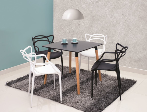 Mesa de comedor importado diseño moderno 4 puestos. reiva ... Comedores 4 puestos modernos