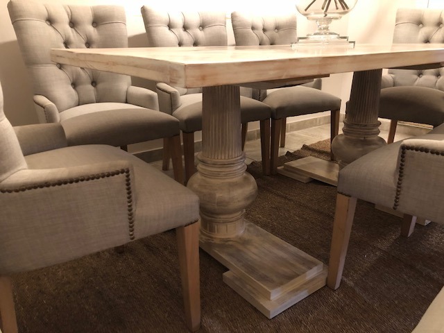 Mesa De Comedor Maciza Con 8 Sillas - Combo Liquidacion - $ 74.000 ... Mesa De Comedor Maciza Con 8 Sillas - Combo Liquidacion - $ 74.000 ...