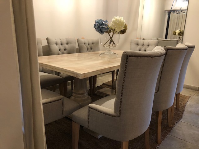 Mesa De Comedor Maciza Con 8 Sillas - Combo Liquidacion - $ 74.000 ... Mesa De Comedor Maciza Con 8 Sillas - Combo Liquidacion - $ 74.000 ...