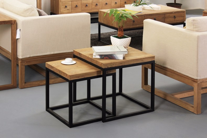 Mesa de hierro y madera rusticos 3.900,00 en mercado libre Mesas en hierro forjado y madera