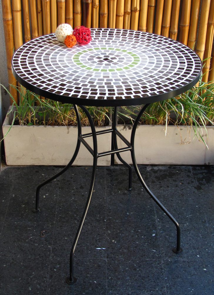 Mesa de hierro y venecitas para balcón o jardÃn 2.890,00 en ...