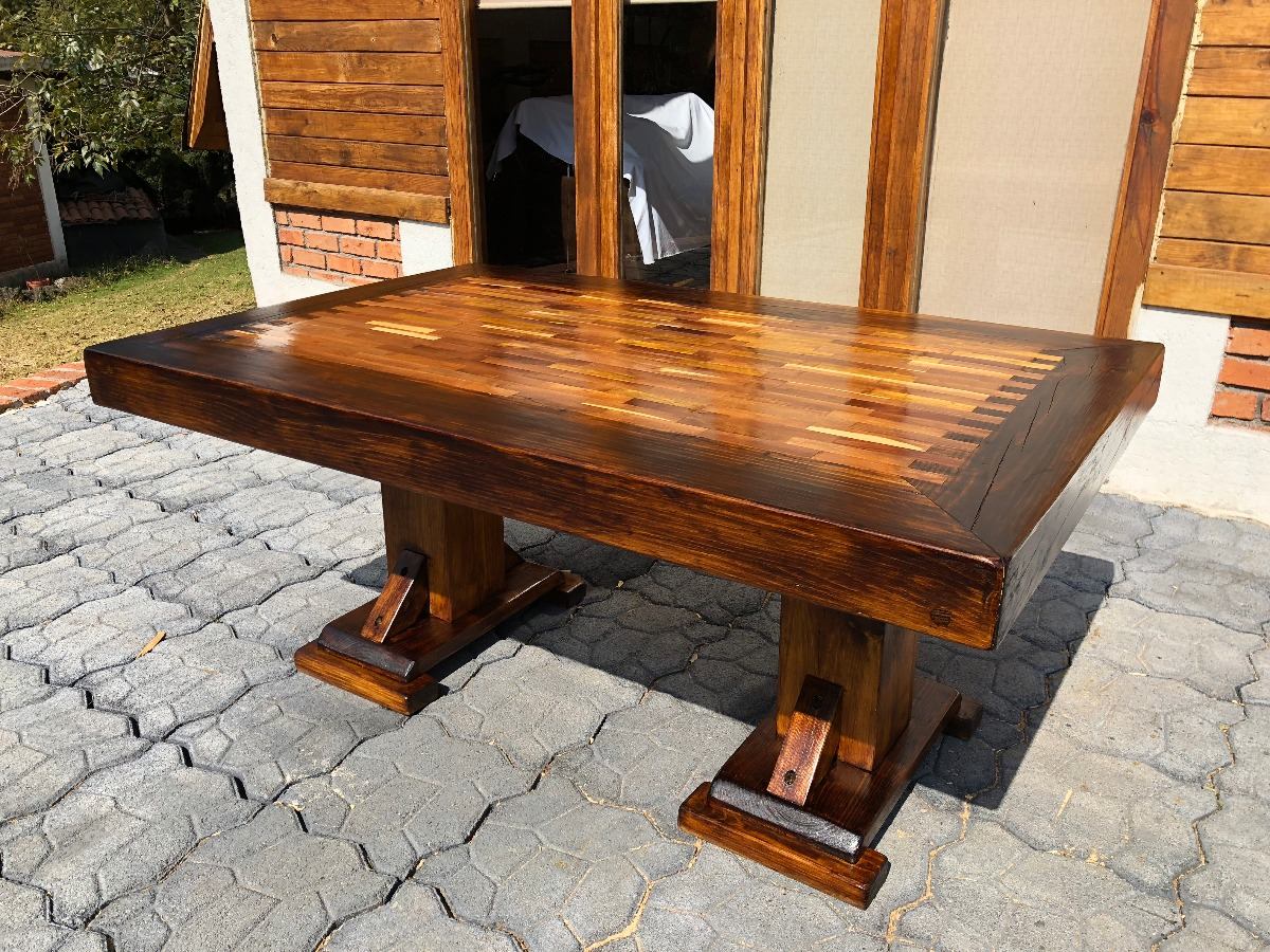 Mesa De Madera Maciza - $ 8,999.00 en Mercado Libre