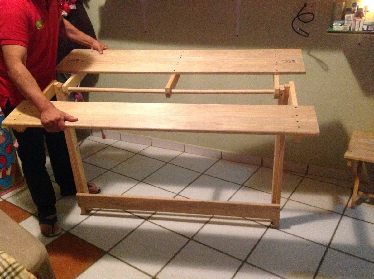 Mesa De Madera Plegable Para Comedor - $ 1,690.00 en Mercado Libre Mesa De Madera Plegable Para Comedor - $ 1,690.00 en Mercado Libre