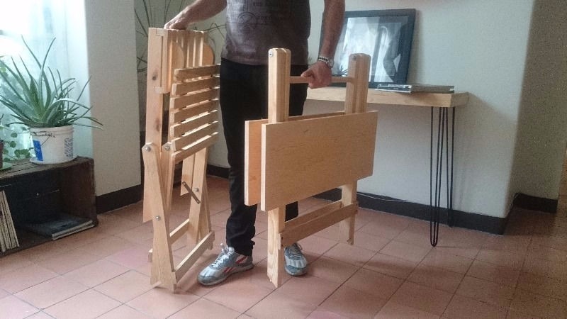 Mesa de madera plegable para comedor 599.00 en mercado libre Mesa de madera para comedor