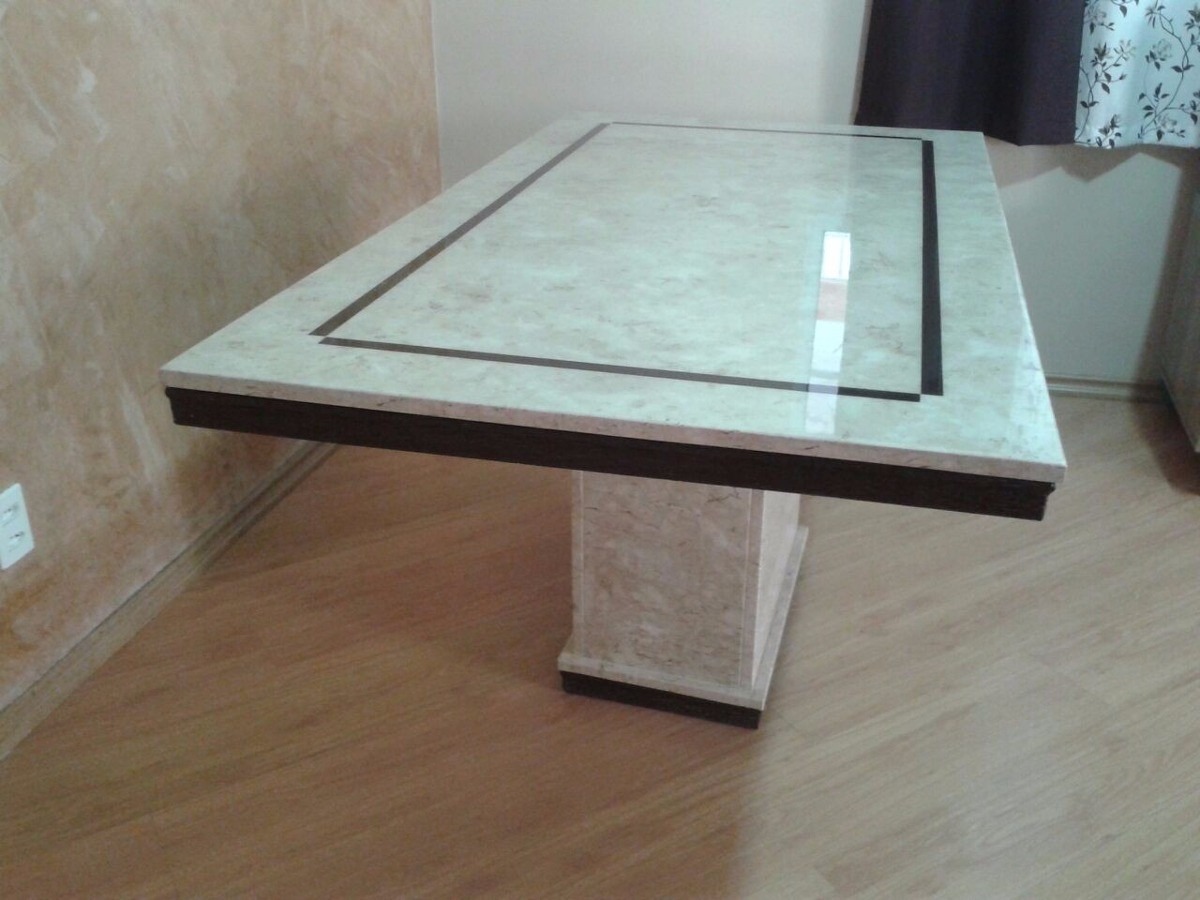 Mesa De M Rmore Travertino Trabalhada Em Rattan 2 00×1 00 R 4 800 -> Sala De Jantar Pequena Com Mesa De Marmore Mesa De M Rmore Travertino Trabalhada Em Rattan 2 00×1 00 R 4 800 -> Sala De Jantar Pequena Com Mesa De Marmore