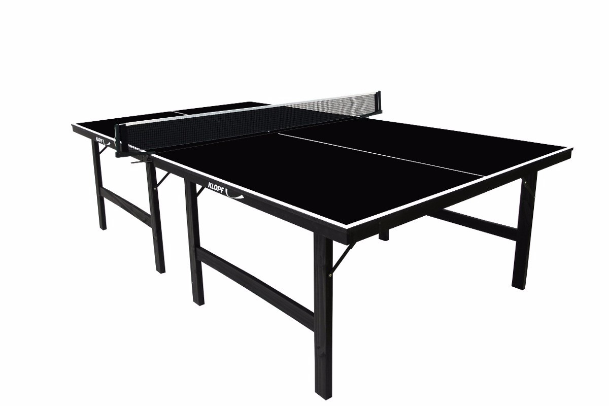 Mesa De Ping Pong Especial Preta Dobrável 1010 Mdp15mm