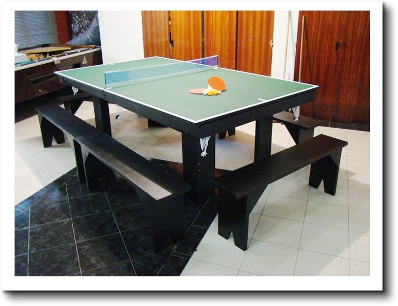 Mesa De Pool 240 Comedor Y Ping Pong + 4 Bancos + Kit Oferta ... Mesa De Pool 240 Comedor Y Ping Pong + 4 Bancos + Kit Oferta ...
