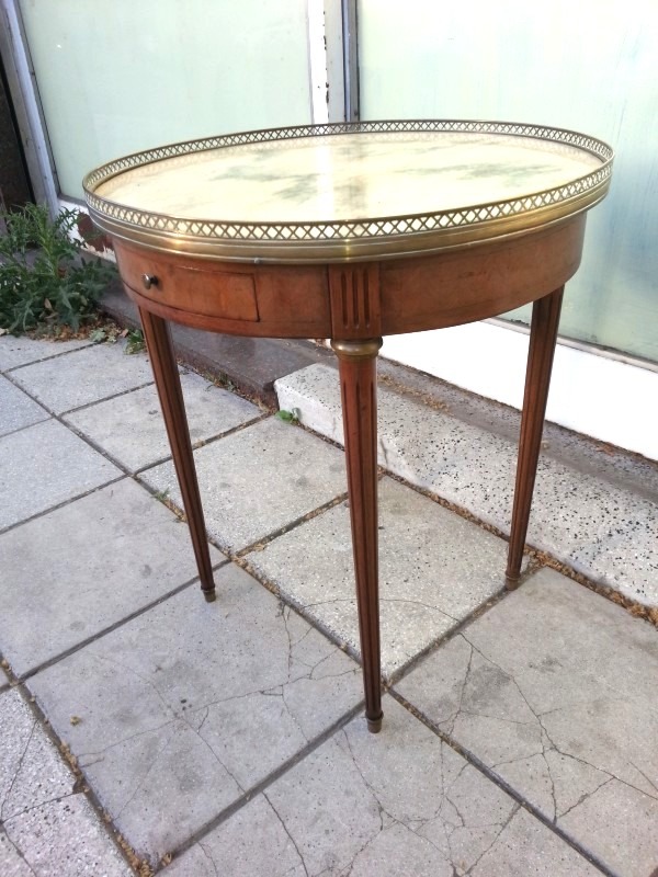 Mesa de sala estilo frances luis xvi marmol antigua 4.200,00 ...