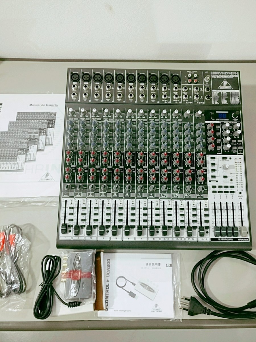 ... behringer xenyx usb 2442fx semi nova. Carregando zoom.