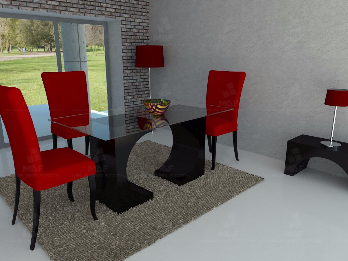 Mesa De Vidrio - Laqueada Moderna - Comedor 1.60 X 90 Selene ... Mesa De Vidrio - Laqueada Moderna - Comedor 1.60 X 90 Selene ...
