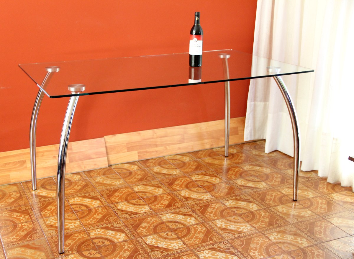 Mesa De Vidrio Moderna Para Comedor O Cocina - $ 11.200,00 en ... Mesa De Vidrio Moderna Para Comedor O Cocina - $ 11.200,00 en ...