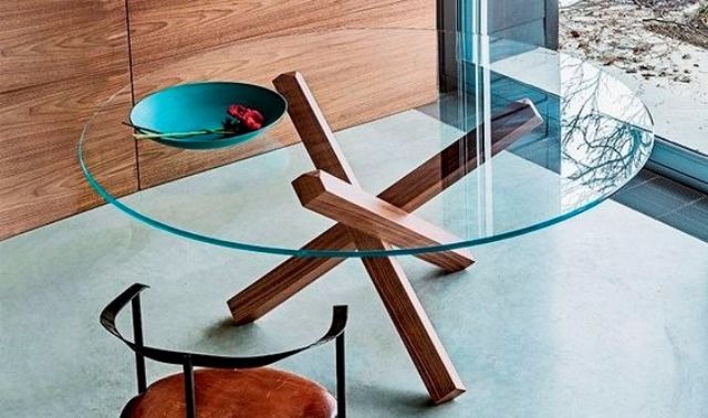 Mesa Elche Comedor Redonda 120 Cm 4 Personas - Madera Viva - $ 12,652.