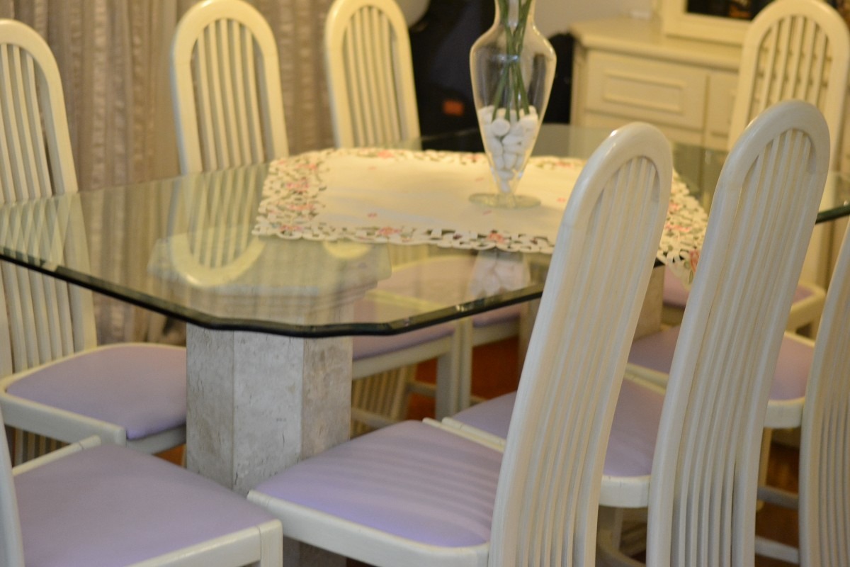 Mesa Sala De Jantar Tampo De Vidro ~ Mesa Jantar 8 Lugares Tampo De Vidro Base De Marmore R$ 2950,00 Mesa Sala De Jantar Tampo De Vidro ~ Mesa Jantar 8 Lugares Tampo De Vidro Base De Marmore R$ 2950,00