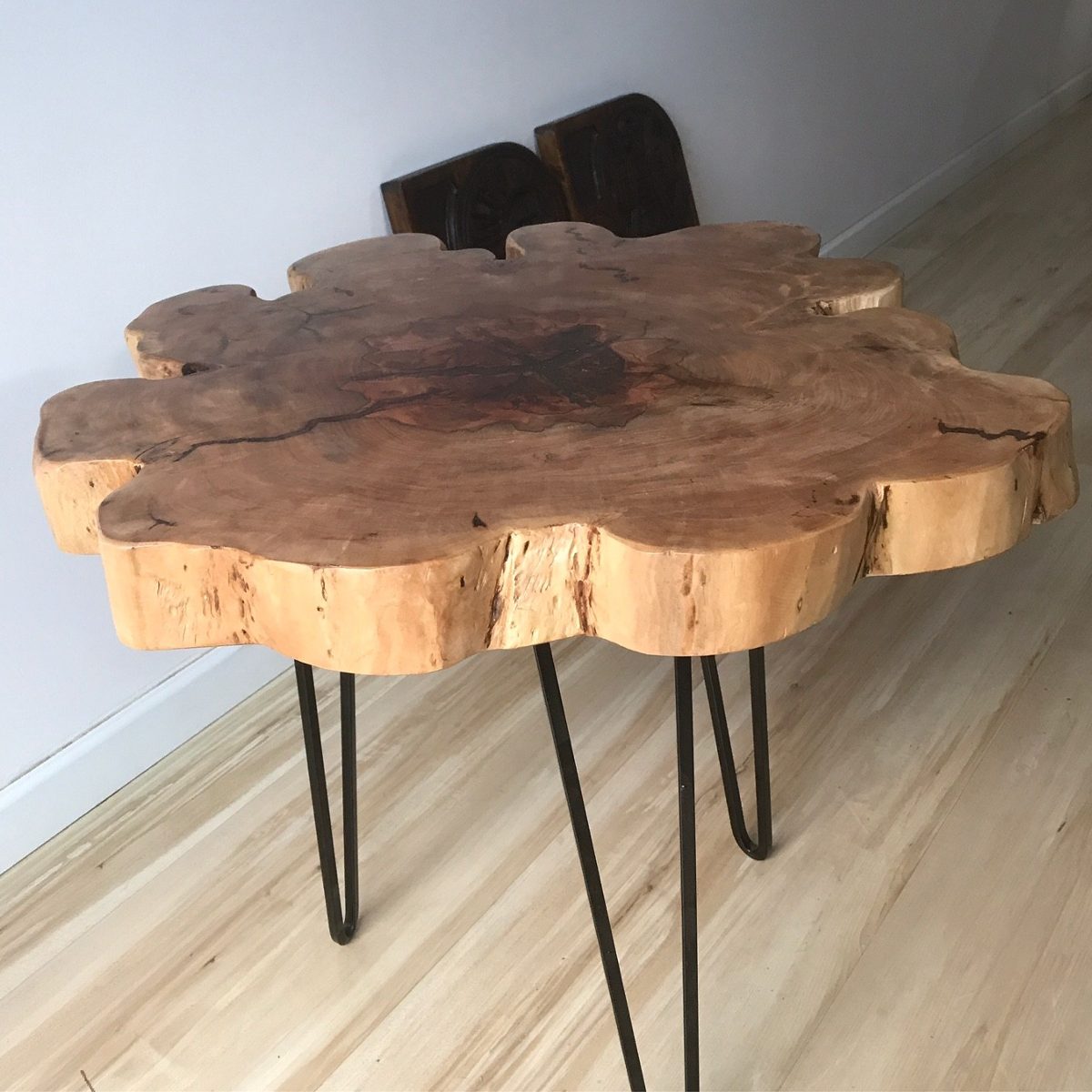 Mesa tronco madera Mesa tronco madera