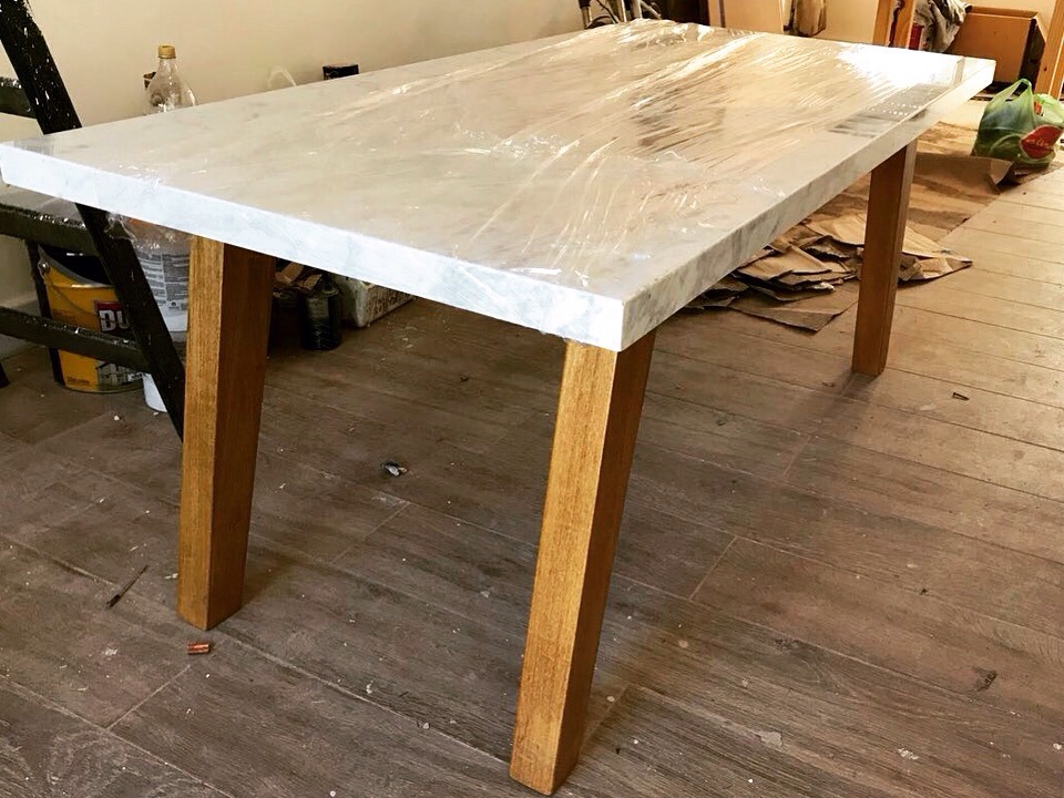 Mesa Mármol Carrara Living Comedor Regrueso - $ 48.900,00 en Mercado ... Mesa Mármol Carrara Living Comedor Regrueso - $ 48.900,00 en Mercado ...