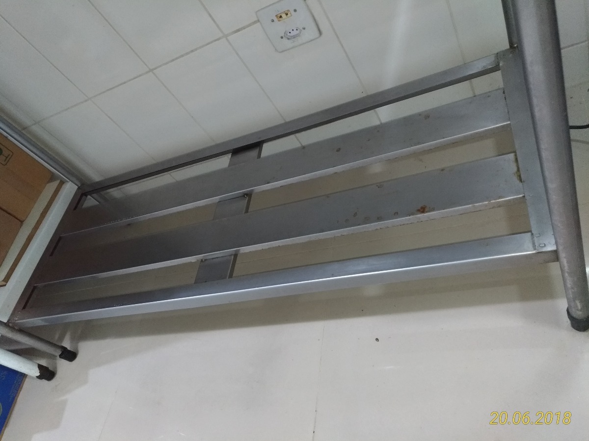 Mesa Para Cozinha Industrial Em Inox 1 50 M X 70 Cm R 1 000 00 Em Mesa Para Cozinha Industrial Em Inox 1 50 M X 70 Cm R 1 000 00 Em