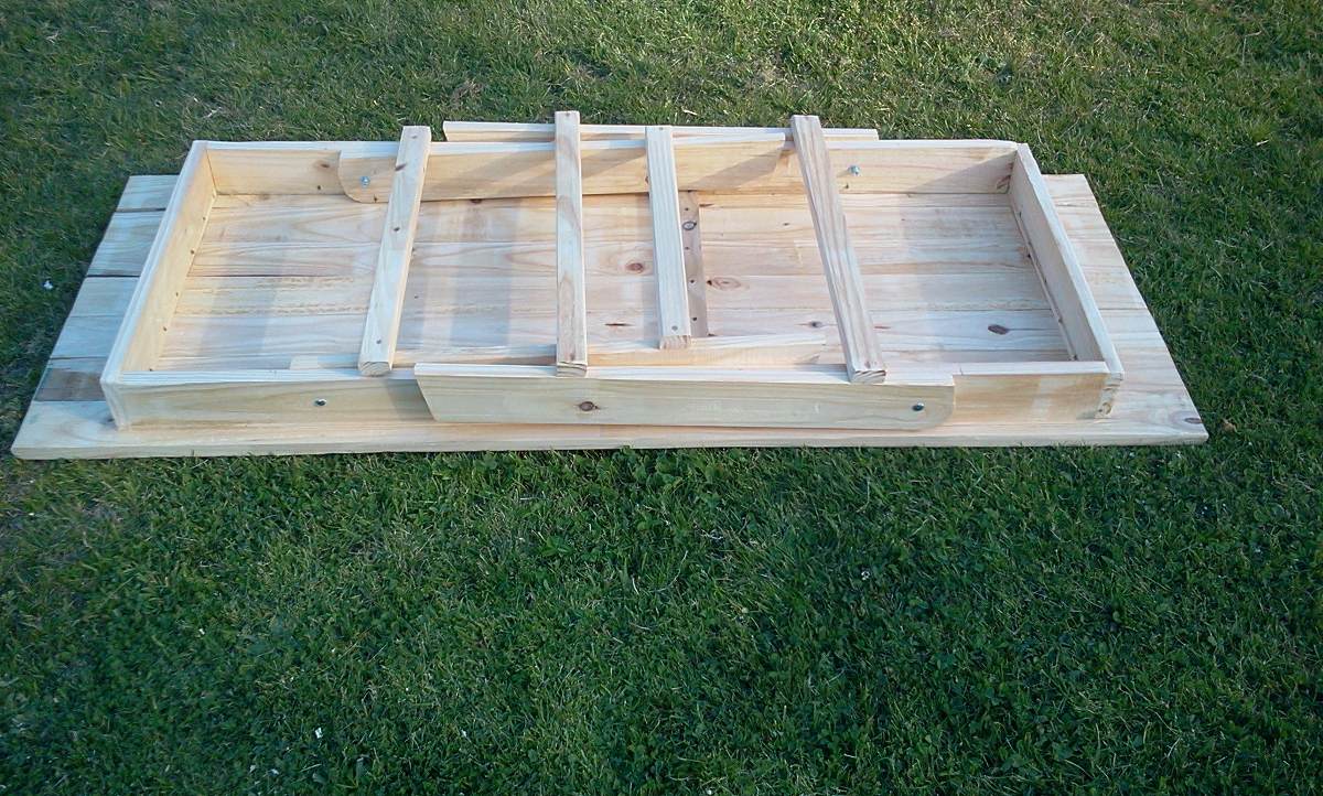 Mesa Plegable Madera Macisa - $ 2.500,00 en Mercado Libre