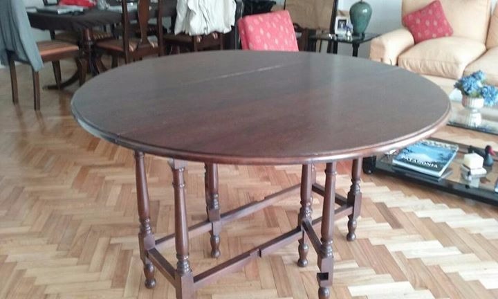 Mesa Redonda De Madera Para Comedor - $ 6.000,00 en Mercado Libre Mesa Redonda De Madera Para Comedor - $ 6.000,00 en Mercado Libre