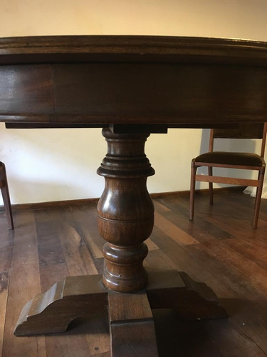 Mesa Redonda De Roble Comedor Extensible 120/160 - $ 9.000,00 en ... Mesa Redonda De Roble Comedor Extensible 120/160 - $ 9.000,00 en ...