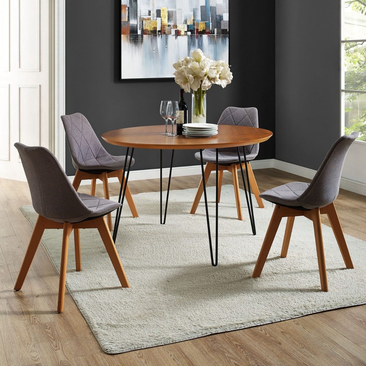 Mesa Redonda Y Silla Para Cocina Moderna - $ 9.989,00 en Mercado Libre Mesa Redonda Y Silla Para Cocina Moderna - $ 9.989,00 en Mercado Libre