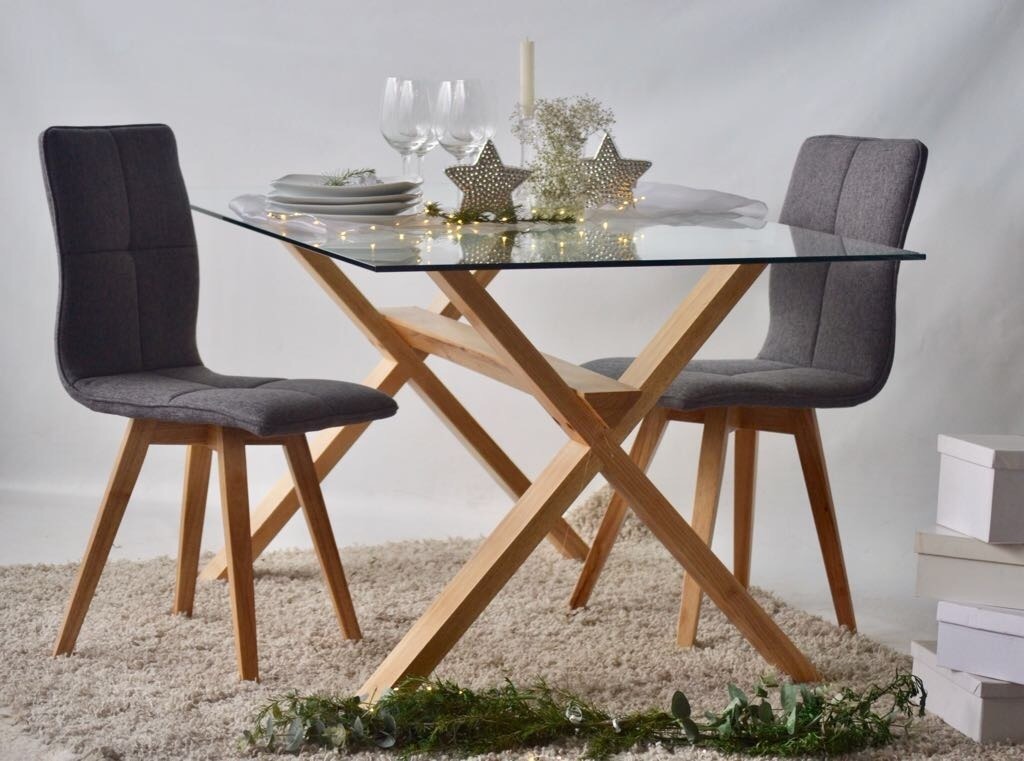 Mesa Vidrio Rectangular Mesa Comedor Madera Nordica Rosario ... Mesa Vidrio Rectangular Mesa Comedor Madera Nordica Rosario ...