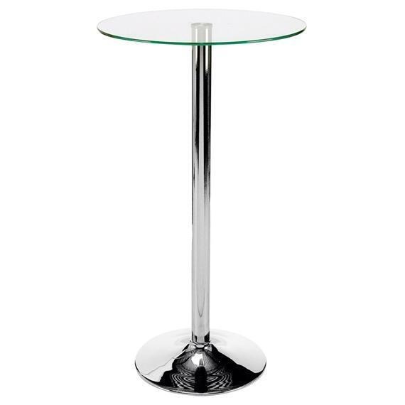 Mesa Vidro Redonda Bar Temperado Base Metal Cromado Alta R$ 359,00 em Mercado Livre Mesa Redonda Alta ~ Mesa Vidro Redonda Bar Temperado Base Metal Cromado Alta R$ 359,00 em Mercado Livre