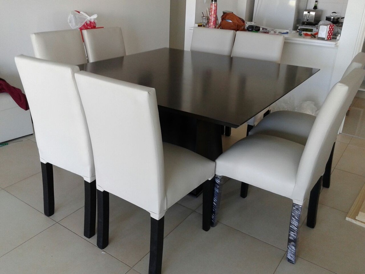 Mesa Wengue 1.40x1.40 Base Piramidal Con 8 Sillas - $ 14.000,00 en ... Mesa Wengue 1.40x1.40 Base Piramidal Con 8 Sillas - $ 14.000,00 en ...
