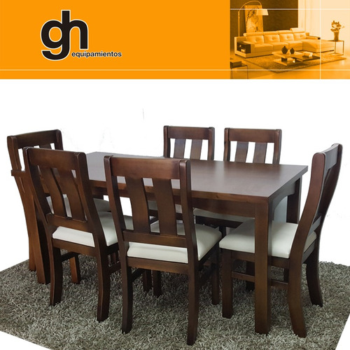 Mesa y sillas para comedor living modular madera maciza gh ... Mesa de 90 y sillas comedor