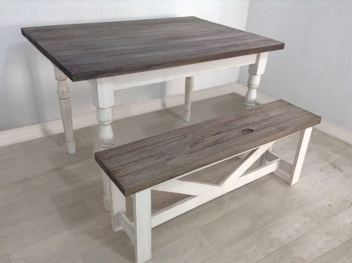 Mesas Comedor Rústicas Vintage Con Banca, Fotos Reales - $ 8,500.00 ... Mesas Comedor Rústicas Vintage Con Banca, Fotos Reales - $ 8,500.00 ...