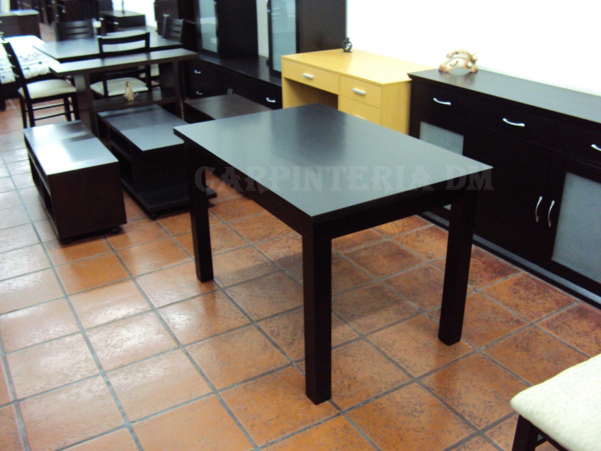 Mesas De Comedor Extensible Madera 120 A 170x80cm Wengue - $ 10.749 ... Mesas De Comedor Extensible Madera 120 A 170x80cm Wengue - $ 10.749 ...