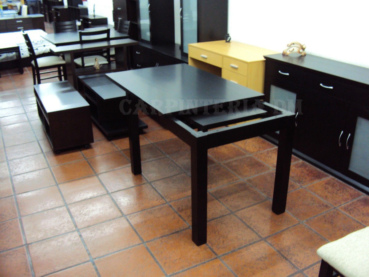 Mesas De Comedor Extensible Madera 120 A 170x80cm Wengue - $ 9.030 ... Mesas De Comedor Extensible Madera 120 A 170x80cm Wengue - $ 9.030 ...