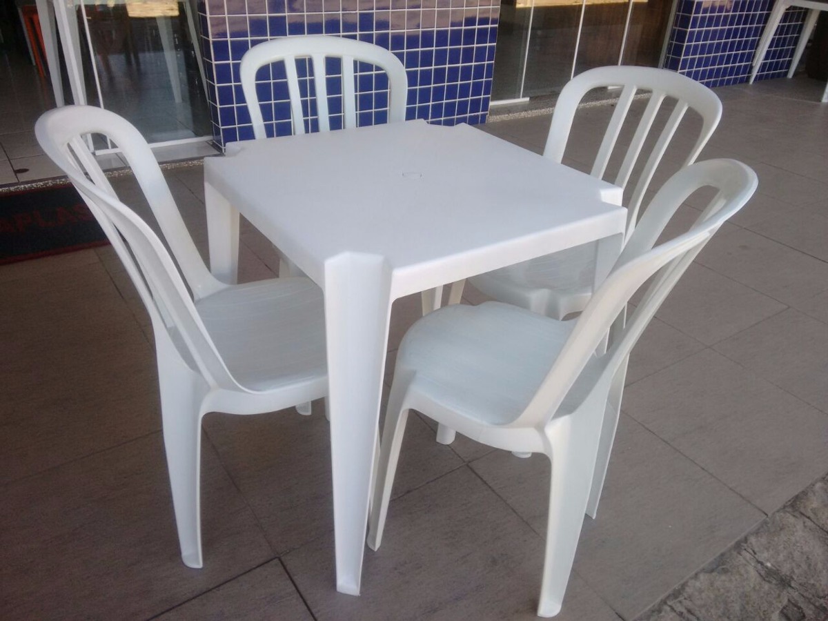 Mesas E Cadeiras De Plastico Empilhavel Monobloco 182 Kg