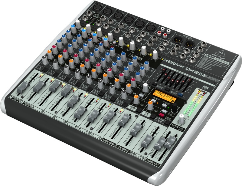 Mezcladora Behringer 12 Canales Mezcladora 12 Canales 2 Bus Interfaz Usb Behringer Qx1222usb - $ 6,899.
