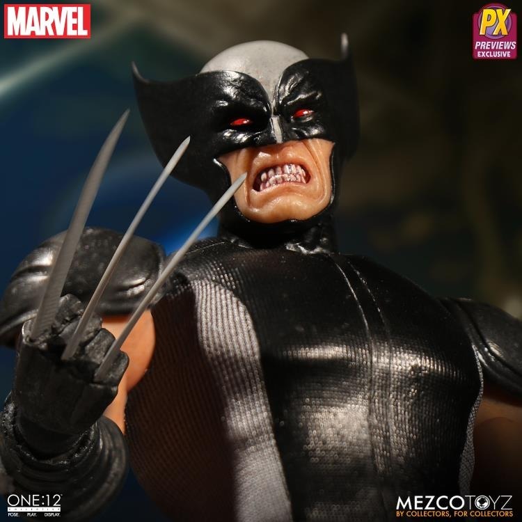 Mezco Toys One:12 Collective Marvel X-Force Wolverine Action Figure