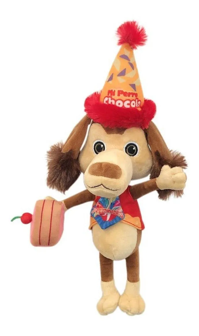 peluche de perro chocolo