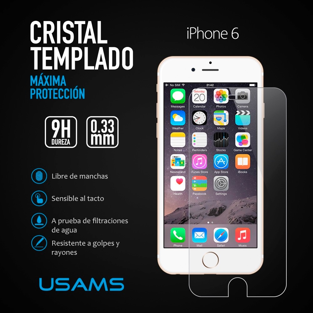 Protector Iphone S Cristal Templado Protector Iphone S Cristal Templado
