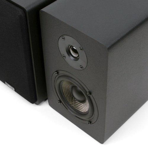 Micca Pb42x Powered Bookshelf Speakers With 4 Inch Carbon Fi