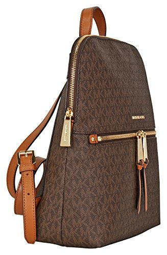 michael kors signature rhea medium slim backpack