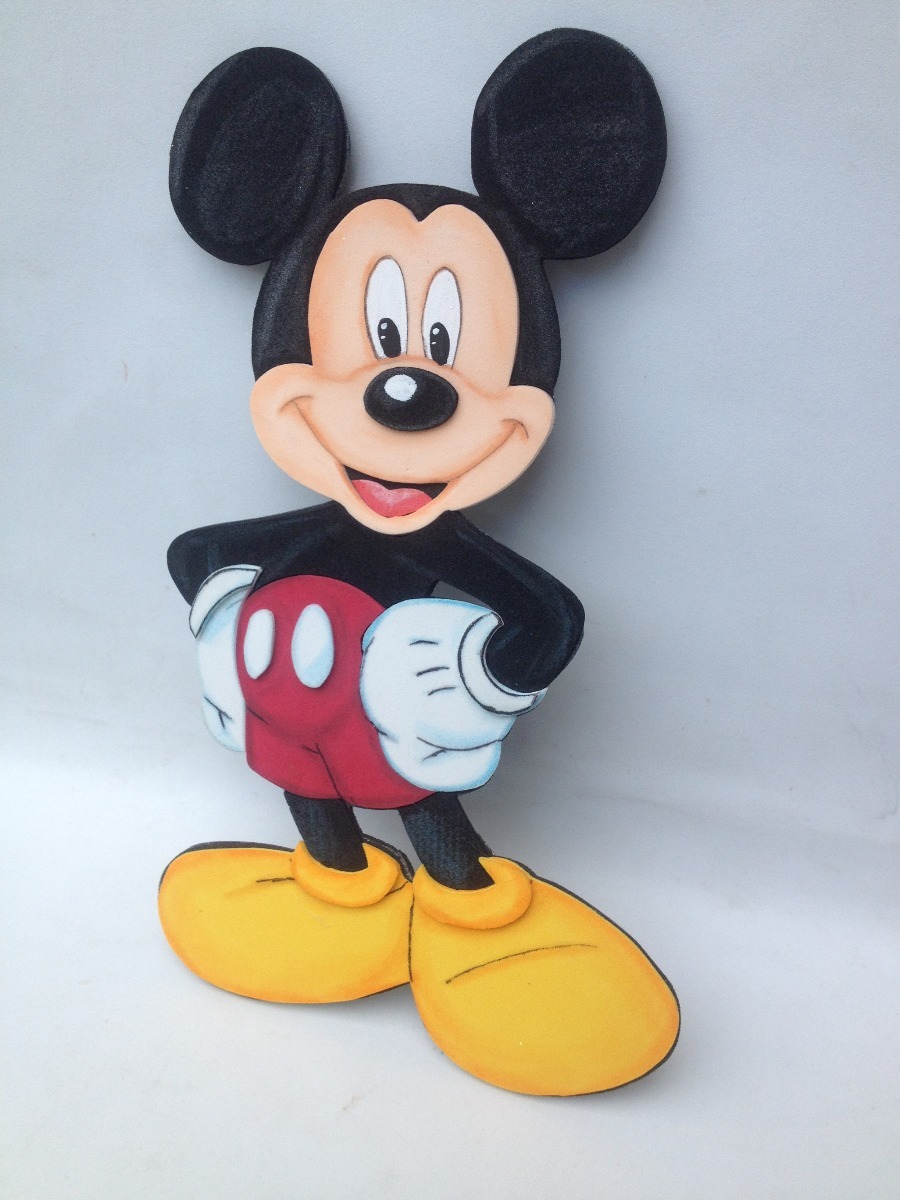 Mickey Mouse Figuras De Foamy, Goma Eva (30 Cm) - $ 50.00 ...