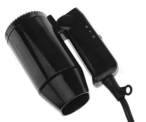 Pequeño 12v Compacto Negro viaje Festival /& Camping portátil en coche secador de pelo