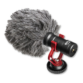 Microfono Boya Condensador Unidireccional Mm1 Exterior Dslr