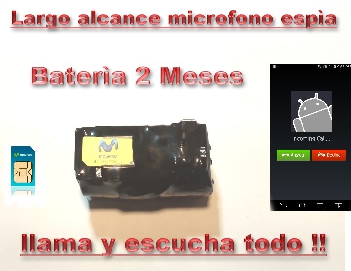 microfono celular espia de largo alcance