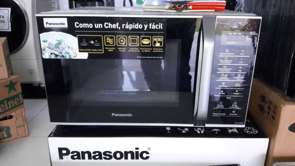 Microonda Panasonic Modelo Nn St34hm 0 9pie³ Nueva En Caja 59 000 00 Mercado Libre Microonda Panasonic Modelo Nn St34hm 0