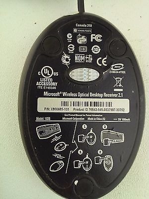 microsoft wireless optical desktop receiver 2.1 model 1028
