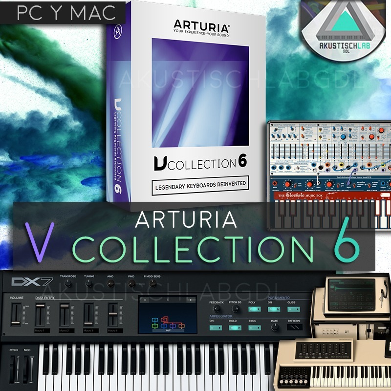 rafted sound arturia v collection 5 pack