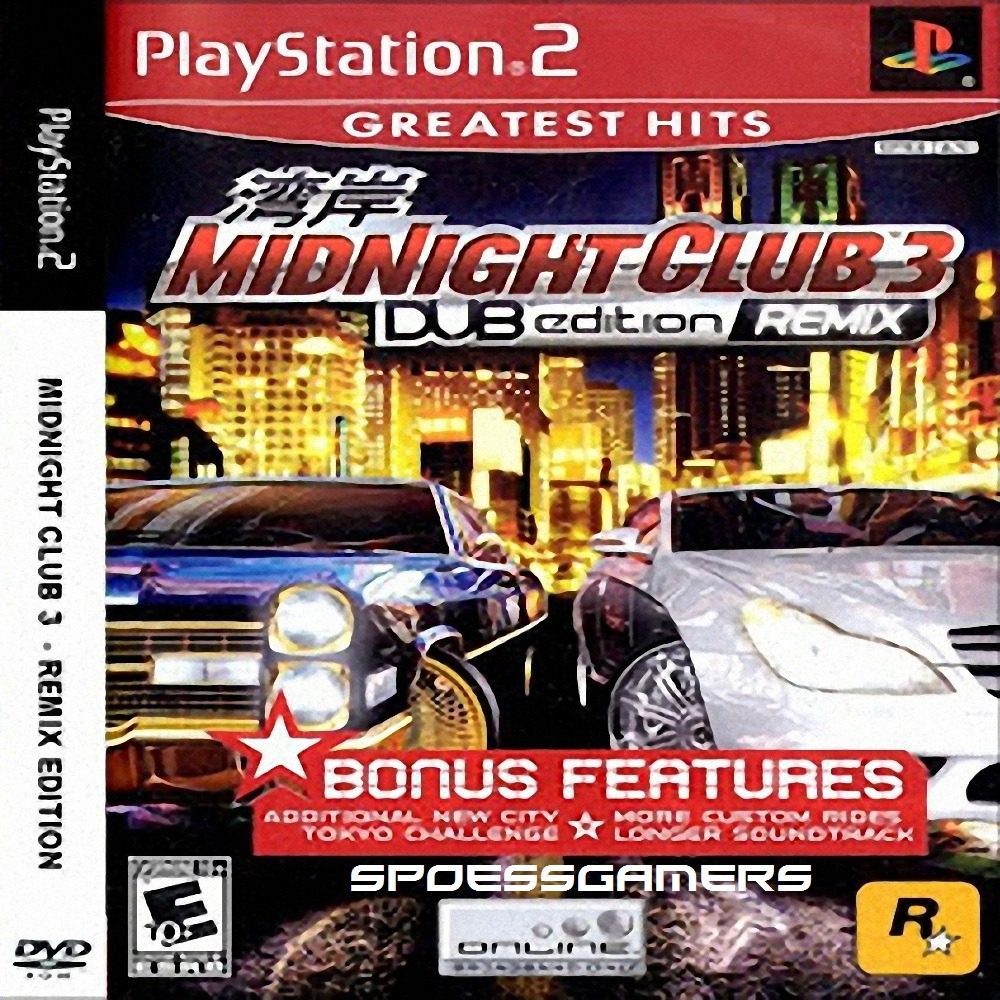 Midnight Club 3 Dub Edition Remix Patch Ps2 Patch - R$ 11 