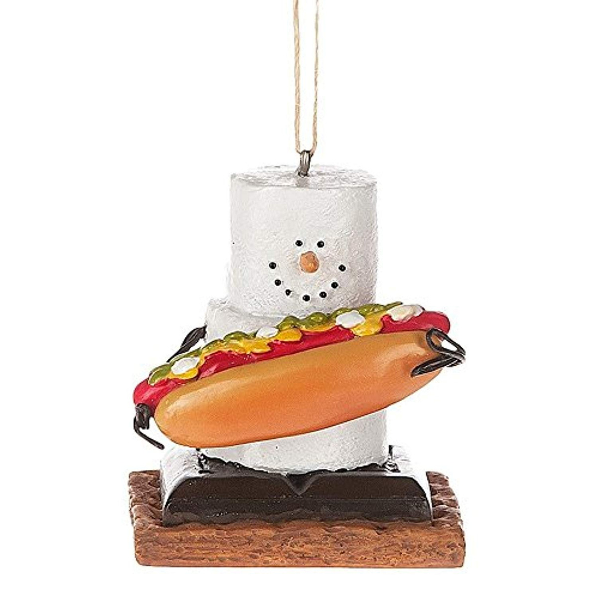 2019 S/'mores Hot dog Fastfood Christmas Ornament Holiday Gift 121386
