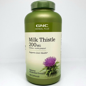 Milk Thistle Herbal Supplement 200mg X 300 Cápsulas Gnc